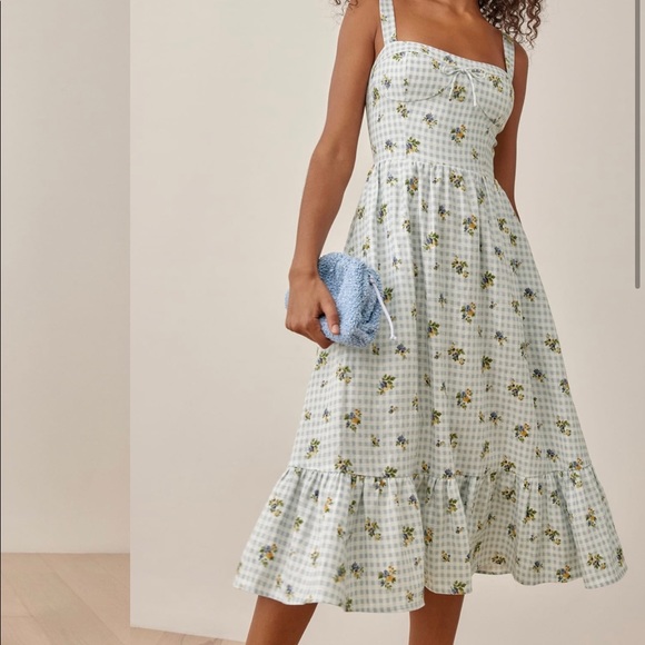 Reformation Maegan linen floral dress - Picture 2 of 5